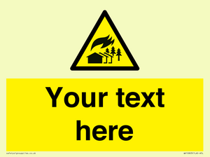 Custom Warning: Large scale fire zone